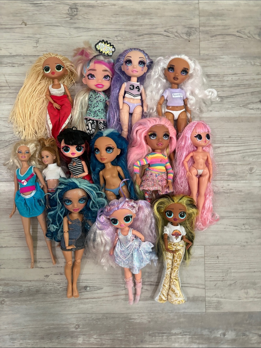 Rainbow High Sparkle & Shine Rosetta Doll lot mix